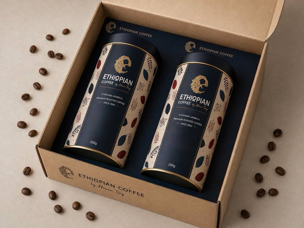 Kaldi Gift Collection — twin tins of premium roasted Ethiopian arabica